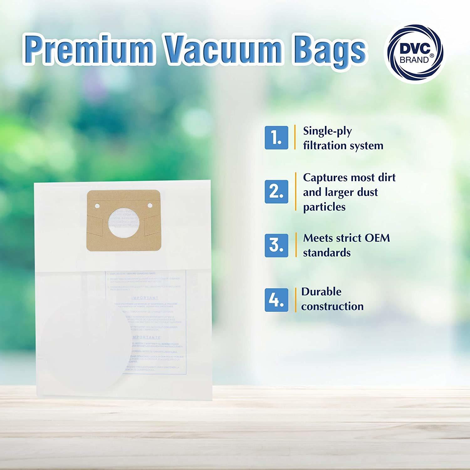 DVC Paper Replacement Vacuum Bags and Vacuum Filters for Eureka Type B PowerTeam Item image 5