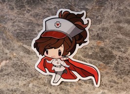 Super Nurse Sticker, Decal for Water Bottle, Chibi, Hero, Nurses Work Hard     - £3.54 GBP