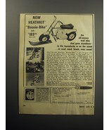 1968 Heathkit Boonie-Bike Ad - the all-season trail bike that goes anywhere - £14.55 GBP