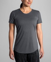 MSRP $34 Brooks Asphalt Distance Short-Sleeve Cutout Tee Asphalt Size XS - £10.99 GBP