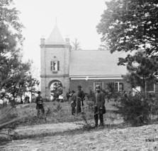 Union Troops at St. Peter&#39;s Church - Peninsula Virginia- 8x10 US Civil War Photo - £7.02 GBP
