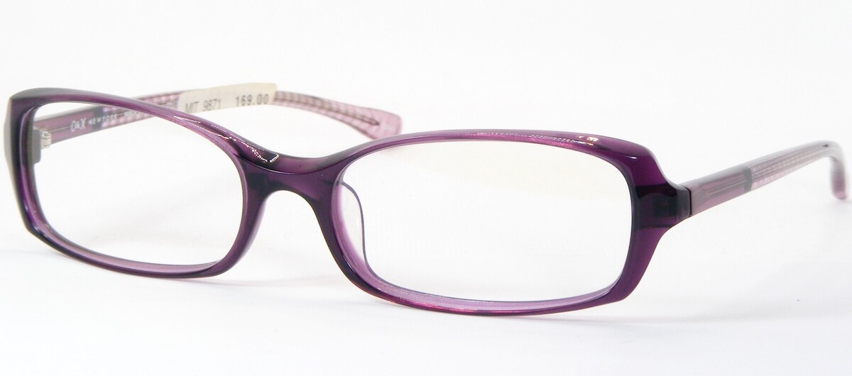 O&amp;X NEW YORK OP-13 42 Purple /Dark Lilac EYEGLASSES GLASSES 50-16-143mm ... - $106.67