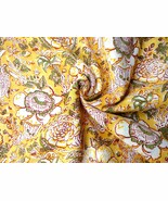 Rastogi Handicrafts Fabric 100% Pure Cotton Hand Block Printed Width - 4... - €12,14 EUR+
