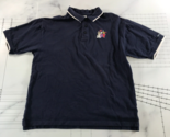 Disney Cruise Line Polo Shirt Mens Large Navy Blue Mickey Mouse 2007 Fir... - $19.79