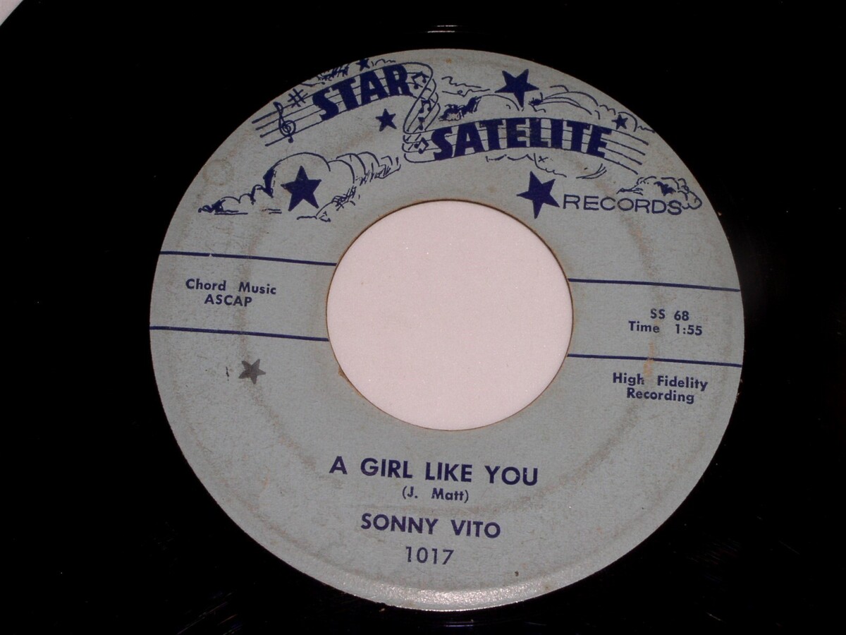 Sonny Vito A Girl Like You A Little Bit Is Better 45 Rpm Record Star Sat... - $99.99