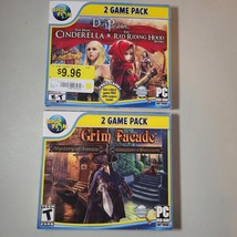 PC Video Game Big Fish Lot Dark Parables and Grim Facade Hidden Object Rated T E - £9.36 GBP