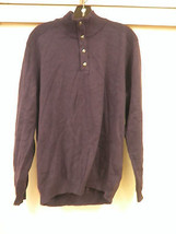 Tasso Elba New Mens Sweater FG Sweater Table Dark Eggplant Large - £55.00 GBP