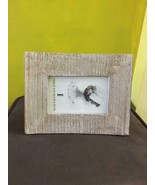 VINTAGE Wood THICK 4X6 Photo FRAME Loose BACK Rustic HAND MADE Textured - £23.70 GBP