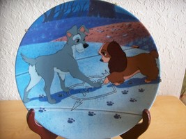 1992 Disney Lady and the Tramp “Puppy Love” Collector’s Plate by Bradford  - $45.00