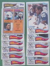 1982 Topps Baltimore Colts Football Set - £3.93 GBP