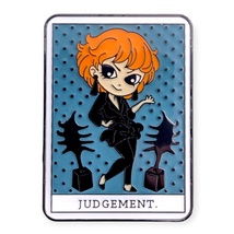 Beetlejuice Loungefly Pin: Delia Judgement Tarot Card - $19.90