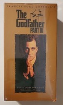 The Godfather Part III (VHS, 1997, 2-Tape Set) FACTORY SEALED - £5.42 GBP