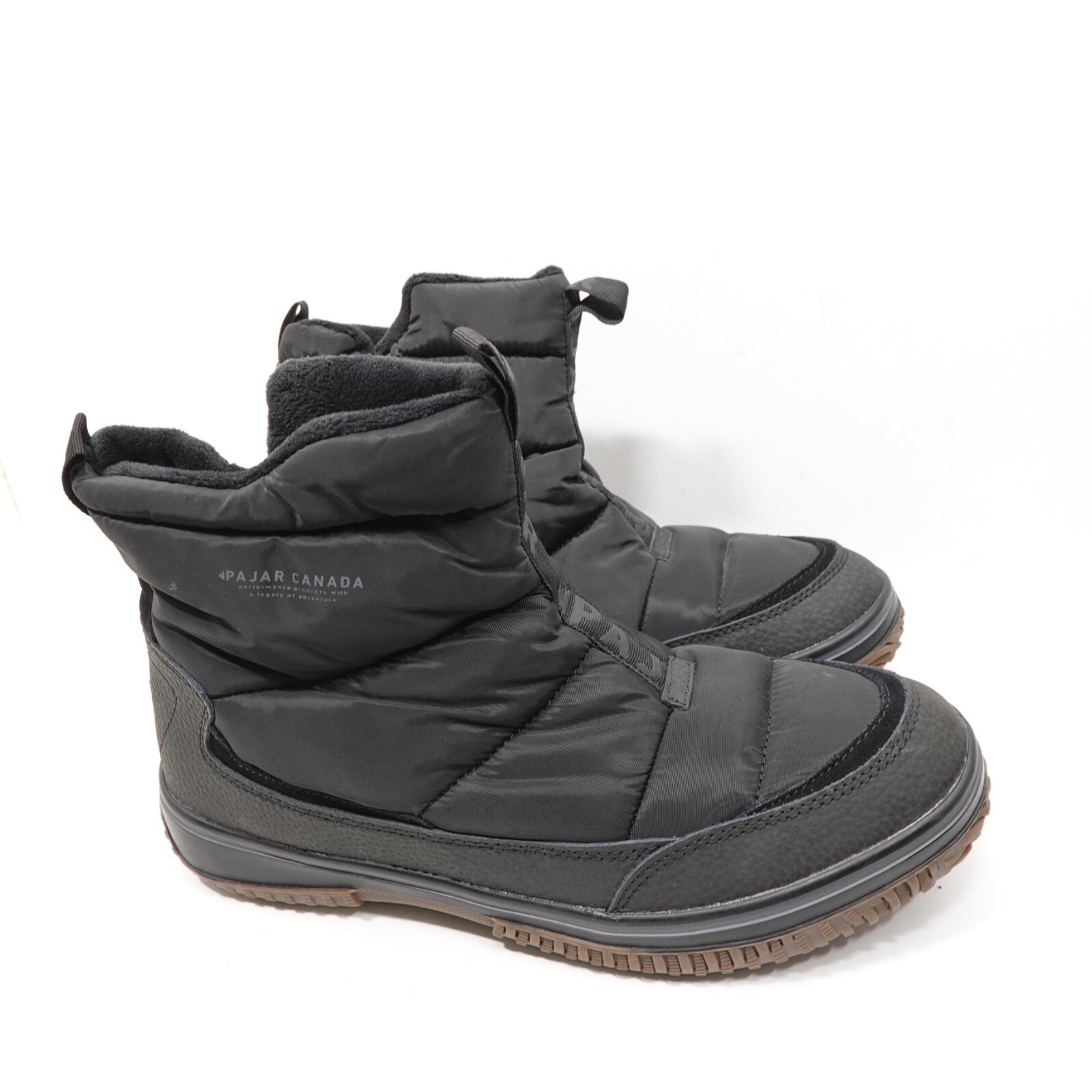 Pajar Canada Exo Lite Men's Waterproof Black Boots Size 11 Winter Snow Side Zip Item image 9