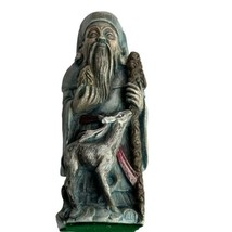 Vintage Jurojin Statue God of Longevity Chipped - $39.59