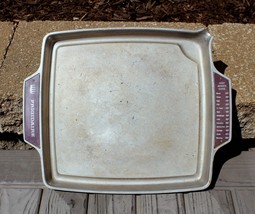 Frigidaire Square Aluminum Fry Pan Griddle With Heat Minder Guide Vintage - £60.13 GBP