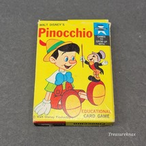 ED-U-Cards WALT DISNEY’S PINOCCHIO EDUCATIONAL CARD GAME 1968 - $2.96