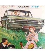 1962 Oldsmobile F-85 Couples Picnic Advertisement Automobilia General Mo... - $41.18 CAD