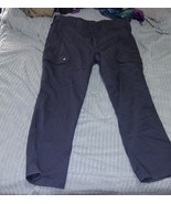 Duluth Trading Pants Mens 44x32 Khaki 40 Grit Flex Slim Fit navy Blue NWT - $19.80
