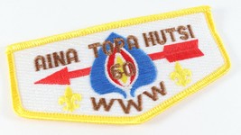 Vintage Lodge 60 Aina Topa Hutsi Order Arrow WWW Boy Scouts America Flap... - £9.20 GBP