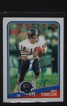 Mike Tomczak Signed Autographed 1988 Topps Football Card - Chicago Bears - £6.35 GBP