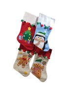 Greenbrier Int&#39;l Penguin, Christmas Tree, Gingerbread x2 Christmas Stock... - $365.85 MXN