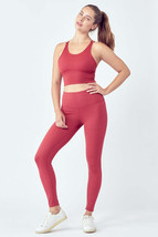 Basic Activewear Set 2 Colors: High Waist Leggings and Strappy Sports Bra - £27.65 GBP