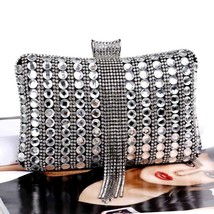  Handbags Women Bags Designer Crystal Evening Wedding Party Purse Lady  Rhinesto - £101.73 GBP
