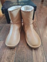 Ralph lauren Polo Women's Ski Leather Tassel Boot Rrp €400, UK 5.5 Eu38.... - $132.26