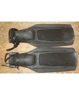 U.S. US Divers Aqua Lung Blades Black DIVING FINS FLIPPERS SIZE Large Ad... - £35.60 GBP