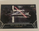 Star Wars Galactic Files Vintage Trading Card #DF-8 Darth Vader Vs Obi Wan - $2.96