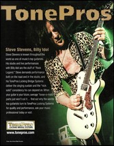 Steve Stevens TonePros locking bridge systems on Knaggs guitar 2018 ad print - £3.30 GBP