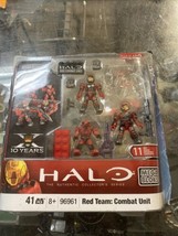 Halo Megabloks Red Team Combat Unit Target Exclusive Not Complete - £14.65 GBP