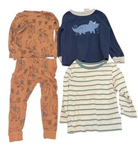 Boys 2T Clothing Lot 7 Pc Cat & Jack OshKosh Carters Pajamas Outfit image 3
