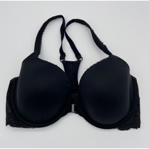 Victoria&#39;s Secret Body by Victoria Racerback Demi Bra 34DD Black Lace Underwire - £15.41 GBP