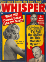 Whisper - January 1965 - Sex Changes , The Beatles, Jane Fonda, Carroll Baker - £14.93 GBP