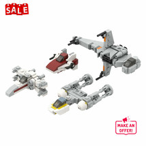 BuildMoc Micro Rebel Fighter Model 221 Bricks Building Kit - $11.08