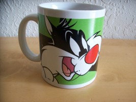 1996 Looney Tunes Sylvester &amp; Tweety Coffee Mug by Gibson  - £11.96 GBP