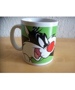 1996 Looney Tunes Sylvester &amp; Tweety Coffee Mug by Gibson  - £11.79 GBP