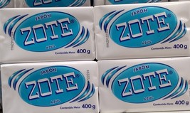 4X ZOTE JABON AZUL / LAUNDRY BAR SOAP - 4 GRANDES de 400g c/u  ENVIO PRI... - £18.17 GBP