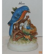 Vintage Gorham Gifts Music Box Robin Feeding Young Edelweiss Melody - €42,84 EUR