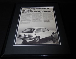1984 Subaru Automobiles 11x14 Framed ORIGINAL Vintage Advertisement  - $34.64