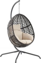 Crosley Furniture KO70231DB Calliope Indoor/Outdoor Wicker Hanging Egg C... - £420.05 GBP