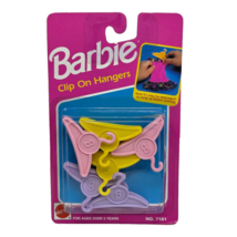 VINTAGE 1992 BARBIE CLIP ON HANGERS PLASTIC PINK PURPLE NEW IN PACKAGE #... - $320.13 MXN
