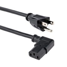 StarTech.com 10ft (3m) Computer Power Y Cord, NEMA 5-15P to 2x C13, 10A 125V, 18 - £24.85 GBP