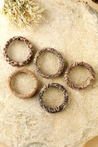 Light French Beige Leopard Print Elastic Hair Tie - $1.97