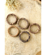 Light French Beige Leopard Print Elastic Hair Tie - $1.97