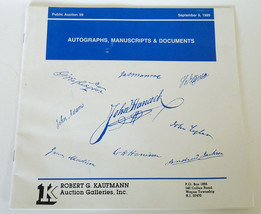 Kaufmann auction catalog autographs manuscripts documents No 59 1989 vin... - £9.43 GBP