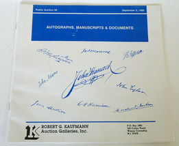 Kaufmann auction catalog autographs manuscripts documents No 59 1989 vin... - £9.55 GBP