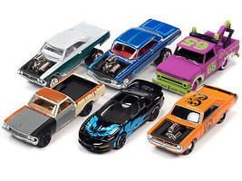 Street Freaks 2021 Set B of 6 Cars Release 4 1/64 Diecast Cars Johnny Lightning - £53.45 GBP