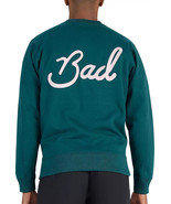 Bad Birdie Men&#39;s Azalea Golf Crewneck Sweatshirt Lush Green Size Lage Logo - $69.28 CAD